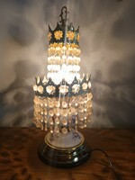 Vintage réz asztali lámpa.