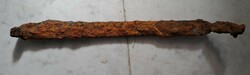 Roman or medieval shipwreck iron clasp. Size: 35 cm.