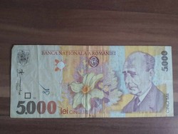 Romania, 5000 lei, 1998