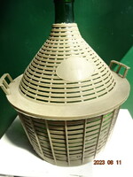 25 literes üveg demizson műanyag bevonattal. Jókai