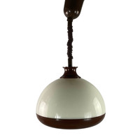 Brown and white spring deer ceiling lamp