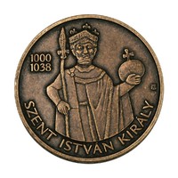 3000 HUF King István 2021 non-ferrous metal commemorative medal in a closed unopened capsule + description