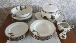 Zsolnay ginkgo autumn tableware