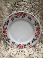 Flat plate with Christmas pattern
