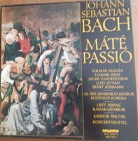 Johann Sebastian Bach Máté passió bakelit lemezen