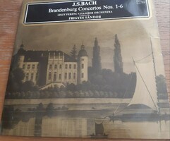Bach Brandenburgi versenyek1-6 dupla bakelit lemezen