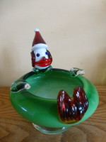 Rare clown ashtray from Murano