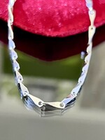 Special brilliant silver necklace