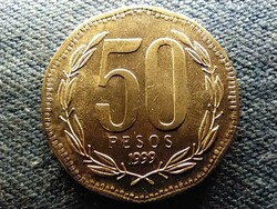 Chile bernardo o higgins 50 peso 1999 so unc from circulation line (id70142)