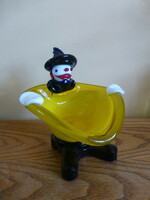 Rare clown ashtray from Murano