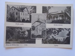 D197299    Balaton - Fonyód-Bélatelep - Sirály étterem, szálló  Csáktornya bélyegzéssel 1943  Pataki
