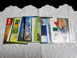 28 db régi kártyanaptár 1993-2000-ig