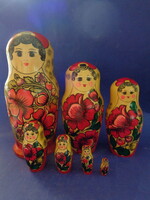 Matryoshka doll, 7 pieces, 27 cm high