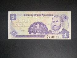 Nicaragua 1 Centavo 1991 Unc-