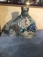 Ceramic flask, unique, signed Russian artist, 22 x 20 cm.