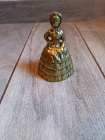 Interesting larger antique copper bell (9.7x6.2 cm)