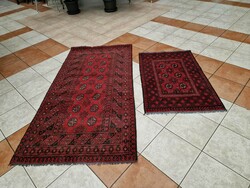 Bokhara set 100x195+75x120 hand-knotted wool Persian carpet z05
