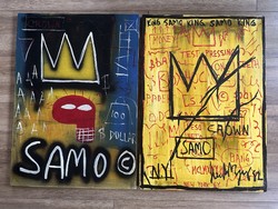 2 x Jean-Michel Basquiat eredetigazolással