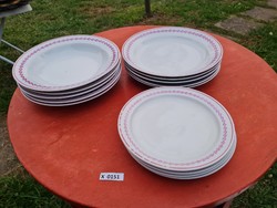 X0151 zsolnay plates 24 cm, 23.5 cm, 19.5 cm