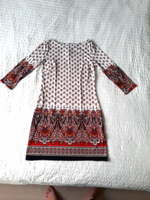 Three-quarter sleeve tunic with Indian pattern, atmoshere (size 38)