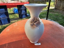 X0185 ceramic vase with flower pattern 24.5 cm