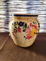 Antique folk floral ceramic silk
