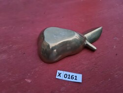 X0161 Réz körte alakú hamutál 13x7,5 cm