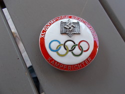 Olimpia Berlin 1936,jelvény 6 cm