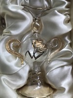 Antique Italian Perfume Bottle in Original Box, 16 cm Tall