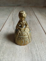 Dreamy antique copper miss bell (8.2x5 cm)
