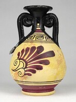 1O530 painted sealed Greek ceramic vase copy 13 cm