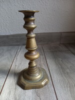 Antique baroque copper candle holder (21x9.8x9.5 cm)