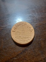Szent istván ceramic memorial medal