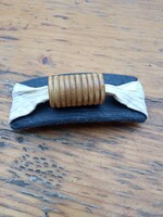 A special paper retro French buckle from the 1980s in good condition