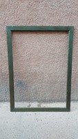 Modern green wooden picture frame, internal size 70x50 cm