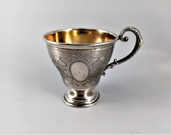 Ornate silver cup