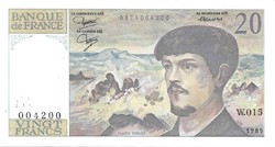 20 frank francs 1985 Franciaország hajtatlan