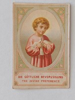 Régi vallási imalap 1886 mini szentkép