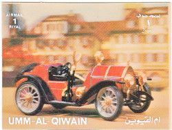 Umm al-qivain airmail stamp 3d version 1972