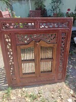 Old carved wall mirror