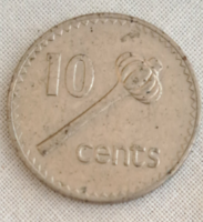 1987. FIJI FIDZSI SZIGETEK 10 Cent (612)