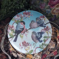 Royal Worcester madaras tányérok 5 féle mintával