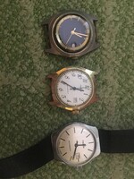 3 Pcs. Ruhla wristwatch (they work)