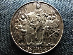 Poroszország Napóleon feletti győzelem Lipcsében .900 ezüst 2 márka 1913 A  (id65346)