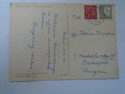 H41.8 FTC Fradi  - Takács Józsefnének címezve - Malmő  Dagsberg család   1960 -Takács József (Taki)