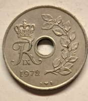1972. 25 coins of Denmark (388)