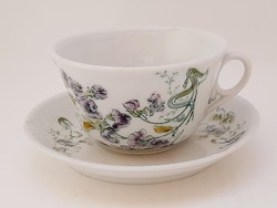 Antique beaded large, thick-walled tea cup