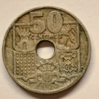 1949. Spain 50 cm perforated (388)