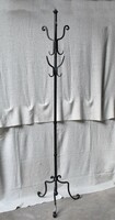 Wrought iron, free-standing clothes hanger, contemporary industrial art product 209 cm