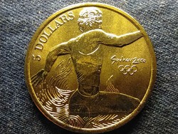 Ausztrália XXVII. Nyári Olimpia 2000 Sydney Triatlon 5 Dollár 2000 BU (id78642)